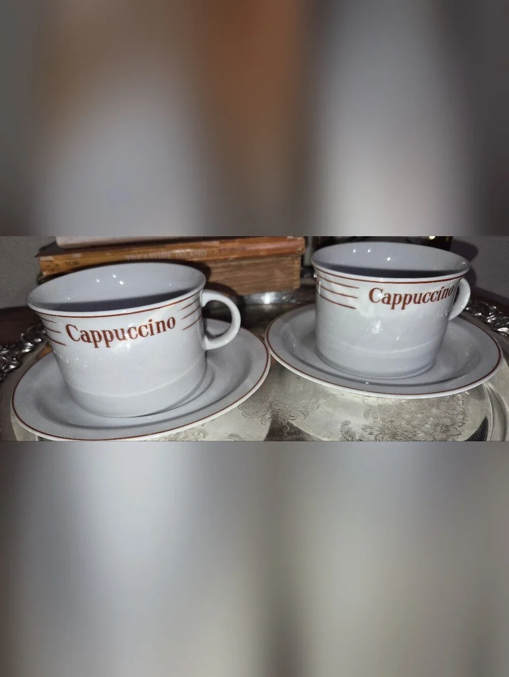 Vintage Wawel Porcelain Cappuccino Cups, Made In POLAND